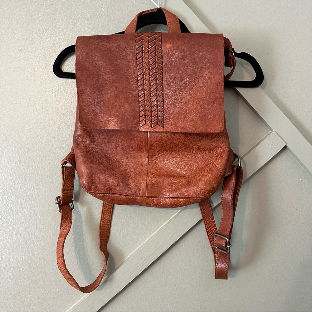 vilenca holland Anthropologie washed backpack